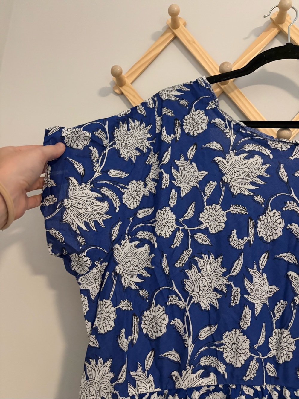 Soft Surroundings Blue Floral Maxi Dress size 3X - Picture 6 of 7